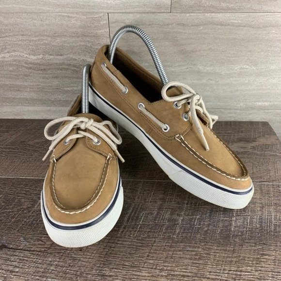 Women's SPERRY Bahama Leather Boat Shoes - Picture 5 of 11